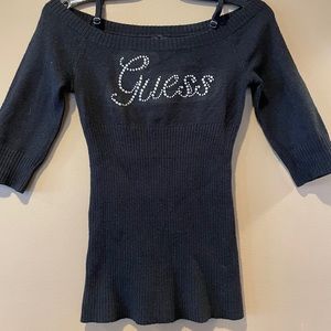 Guess rhinestone sweater